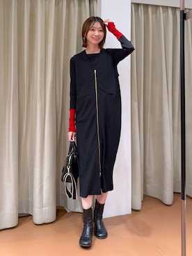 nami(Elura/ヤエチカ)さん(レディース・169cm)の冬コーディネート