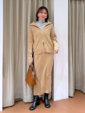 nami(Elura/ヤエチカ)さん(レディース・169cm)の冬コーディネート