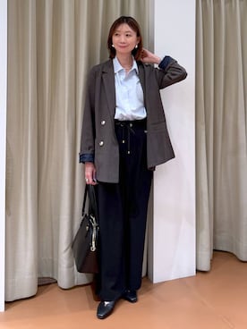 nami(Elura/ヤエチカ）さん（レディース・169cm）の冬コーディネート