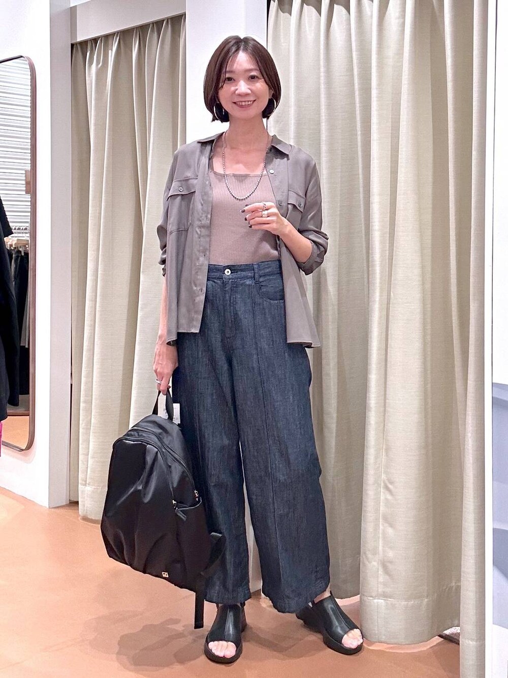 サマーワイドデニム／104297を使った人気ファッションコーディネート