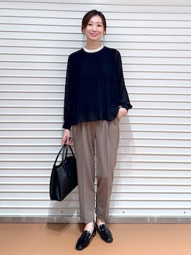 nami(Elura/ヤエチカ)さん(レディース・169cm)の秋コーディネート