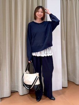 nami(Elura/ヤエチカ）さん（レディース・169cm）の冬コーディネート