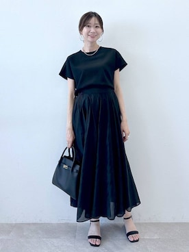 「アイテム（ネックレス）」を使った、nami(Elura/ヤエチカ）さん（レディース・169cm・30代）の夏コーディネート