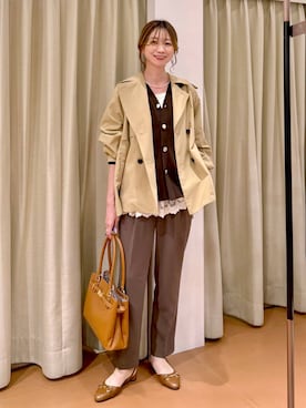 nami(Elura/ヤエチカ）さん（レディース・169cm）の春コーディネート