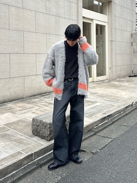 「アイテム（カーディガン/ボレロ）」を使った、koheyさん（メンズ・176cm・20代）の秋コーディネート