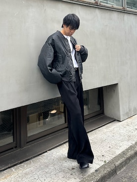 「アイテム（ブルゾン）」を使った、koheyさん（メンズ・176cm・20代）の秋コーディネート