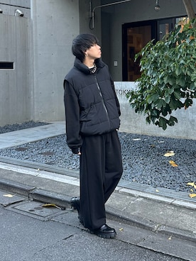 「アイテム（ダウンベスト）」を使った、koheyさん（骨格ウェーブ・メンズ・176cm）の秋コーディネート