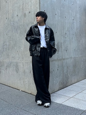 「アイテム（スウェットパンツ）」を使った、koheyさん（メンズ・176cm）の夏コーディネート