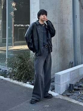 「COLONY 2139（コロニートゥーワンスリーナイン）のアイテム（ブルゾン）」を使った、koheyさん（メンズ・176cm）の冬コーディネート