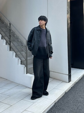 「COLONY 2139（コロニートゥーワンスリーナイン）のアイテム（ブルゾン）」を使った、koheyさん（骨格ウェーブ・メンズ・176cm）の秋コーディネート