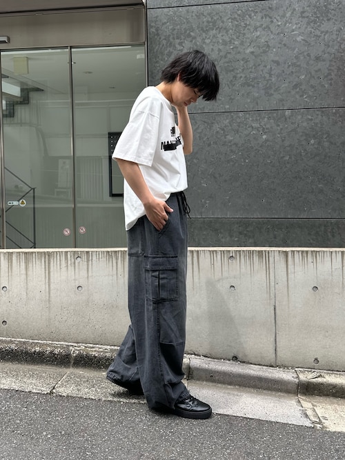 隠しプリントロゴTシャツ