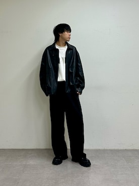 「COLONY 2139（コロニートゥーワンスリーナイン）のアイテム（ブルゾン）」を使った、koheyさん（骨格ウェーブ・メンズ・176cm）の夏コーディネート