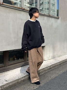 「アイテム（スウェット）」を使った、koheyさん（メンズ・176cm・20代）の秋コーディネート