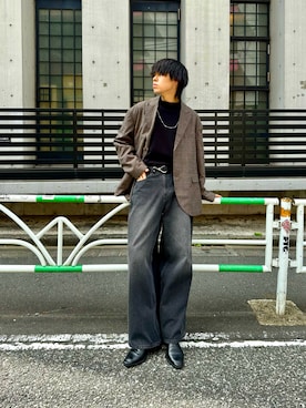 「COLONY 2139（コロニートゥーワンスリーナイン）のアイテム（テーラードジャケット）」を使った、koheyさん（メンズ・176cm）の秋コーディネート