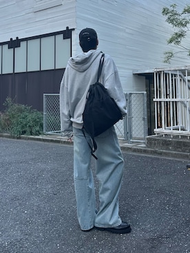 「アイテム（バックパック/リュック）」を使った、koheyさん（メンズ・176cm）の秋コーディネート