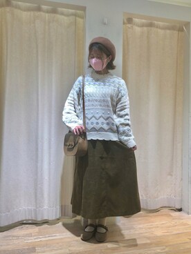 きしもとさん（レディース・155cm）の秋コーディネート