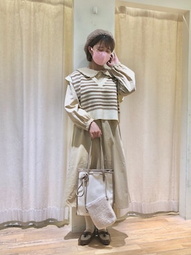 きしもとさん（レディース・155cm）の秋コーディネート