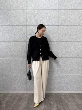 「GALLEST（ギャレスト）のアイテム（ハンドバッグ）」を使った、AYANOさん（レディース・160cm）の秋コーディネート