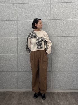 「GALLEST（ギャレスト）のアイテム」を使った、AYANOさん（レディース・160cm）の秋コーディネート