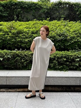 「GALLEST（ギャレスト）のアイテム（ワンピース）」を使った、AYANOさん（レディース・160cm）の春コーディネート