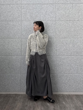 「GALLEST（ギャレスト）のアイテム」を使った、AYANOさん（レディース・160cm）の秋コーディネート