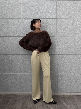 「GALLEST（ギャレスト）のアイテム」を使った、AYANOさん（レディース・160cm）の秋コーディネート