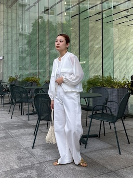 「GALLEST（ギャレスト）のアイテム（ハンドバッグ）」を使った、AYANOさん（レディース・160cm）の春コーディネート