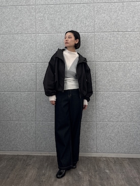 「GALLEST（ギャレスト）のアイテム」を使った、AYANOさん（レディース・160cm）の秋コーディネート
