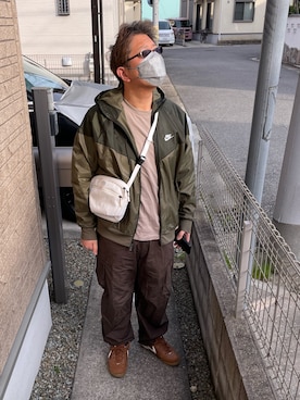 「NIKE（ナイキ）のアイテム（ジャケット/アウター）」を使った、yukky19811214さん（メンズ・175cm）の春コーディネート
