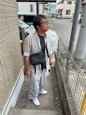 「アイテム（カーゴパンツ）」を使った、yukky19811214さん（メンズ・175cm・40代）の夏コーディネート