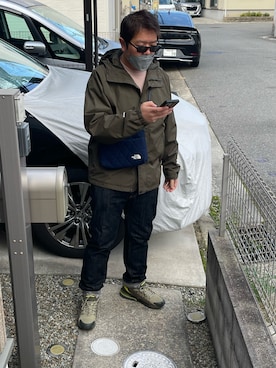 「アイテム（マウンテンパーカー）」を使った、yukky19811214さん（メンズ・175cm）の冬コーディネート