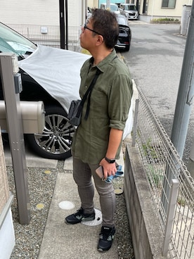 「アイテム（ショルダーバッグ）」を使った、yukky19811214さん（メンズ・175cm・40代）の秋コーディネート