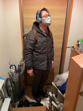 「アイテム（バックパック/リュック）」を使った、yukky19811214さん（メンズ・175cm）の秋コーディネート