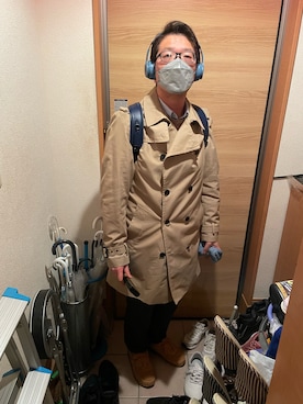 「アイテム（バックパック/リュック）」を使った、yukky19811214さん（メンズ・175cm）の秋コーディネート