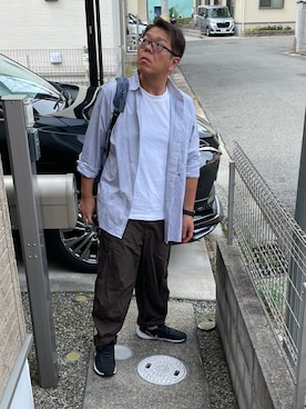 「アイテム（シャツ/ブラウス）」を使った、yukky19811214さん（メンズ・175cm・40代）の秋コーディネート