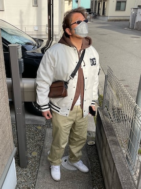 「COACH（コーチ）のアイテム」を使った、yukky19811214さん（メンズ・175cm）の冬コーディネート