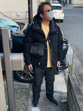 「EDWIN（エドウィン）のアイテム」を使った、yukky19811214さん（メンズ・175cm）の冬コーディネート