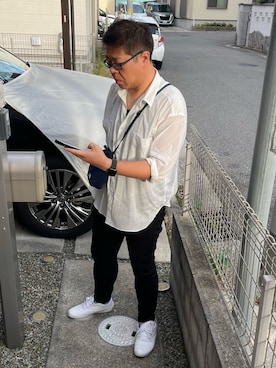 「アイテム（シャツ/ブラウス）」を使った、yukky19811214さん（メンズ・175cm・40代）の秋コーディネート