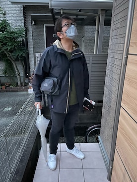 「THE NORTH FACE PURPLE LABEL（ザ ノースフェイス パープルレーベル）のアイテム（ショルダーバッグ）」を使った、yukky19811214さん（メンズ・175cm）の冬コーディネート