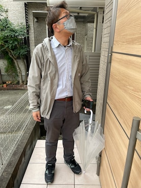 「THE NORTH FACE（ザノースフェイス）のTHE NORTH FACE Compact Jacket NP72230（その他アウター、グレー系）」を使った、yukky19811214さん（メンズ・175cm）の春コーディネート