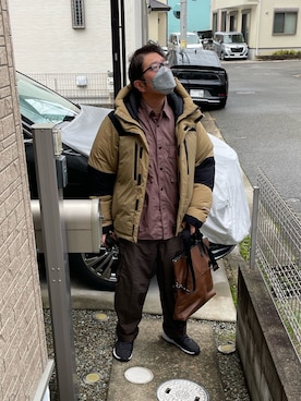 「アイテム（シャツ/ブラウス）」を使った、yukky19811214さん（メンズ・175cm・40代）の冬コーディネート