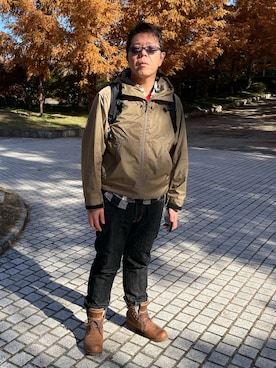 「アイテム（マウンテンパーカー）」を使った、yukky19811214さん（メンズ・175cm）の秋コーディネート