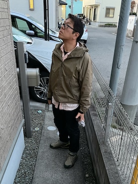 「アイテム（マウンテンパーカー）」を使った、yukky19811214さん（メンズ・175cm）の秋コーディネート