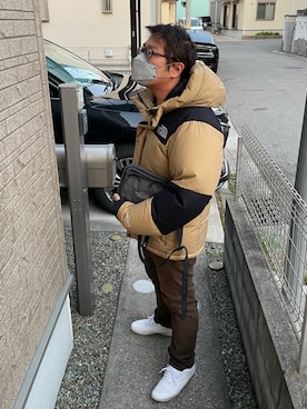 「アイテム（チノパンツ）」を使った、yukky19811214さん（メンズ・175cm・40代）の冬コーディネート