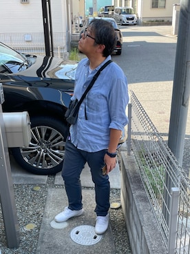 「アイテム（シューズ）」を使った、yukky19811214さん（メンズ・175cm・40代）の夏コーディネート