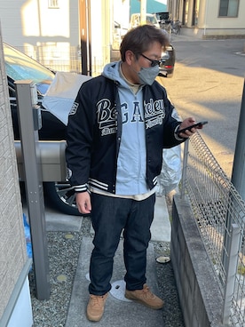 「GAP（ギャップ）のアイテム」を使った、yukky19811214さん（メンズ・175cm）の冬コーディネート