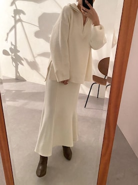 「ゆるニット」｜doudouminaさん（レディース・163cm）の秋コーディネート