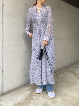 「春ワンピ」｜doudouminaさん（レディース・163cm）の冬コーディネート