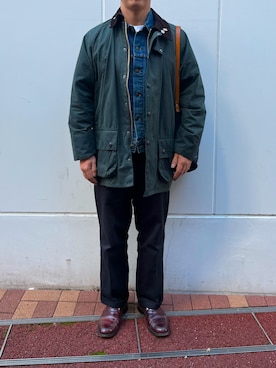 「ALDEN（オールデン）のアイテム」を使った、musasiさん（メンズ・170cm）の冬コーディネート