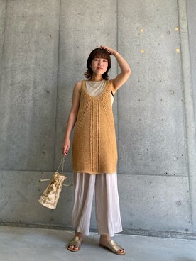「NICOLAS LAINAS」｜yurino11さん（レディース・156cm）の夏コーディネート
